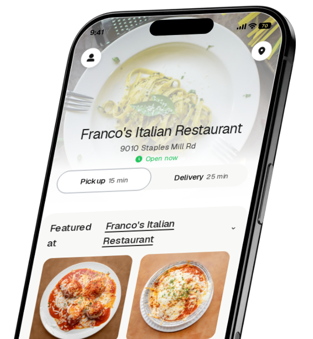 Franco's Italian Restaurant app preview