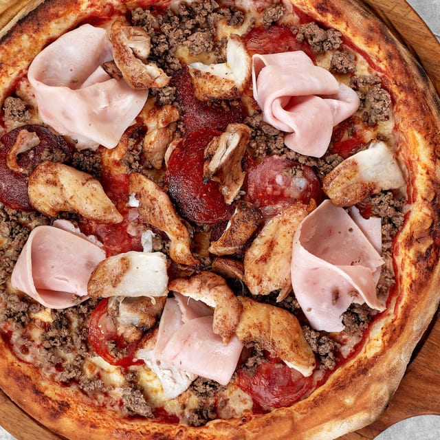 BBQ Steak Pizza.