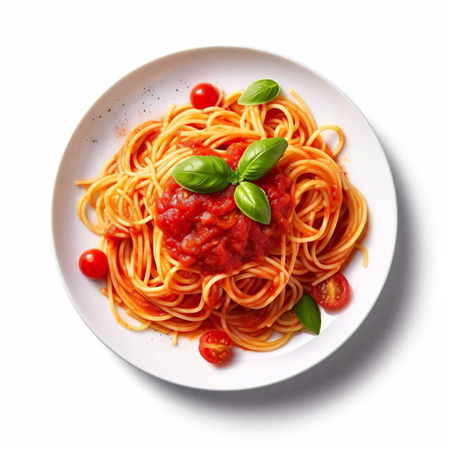 Kids Spaghetti with Tomato Sauce.