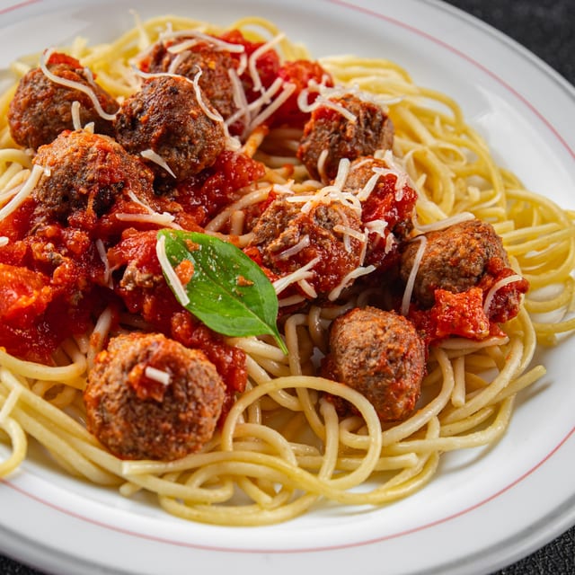 Meat Lover's Spaghetti.