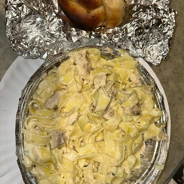 Fettuccine Alfredo.
