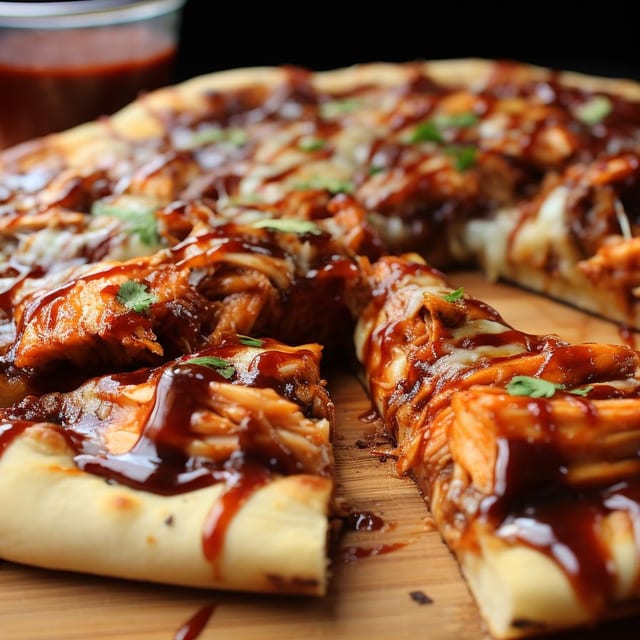 BBQ Chicken Pizza.