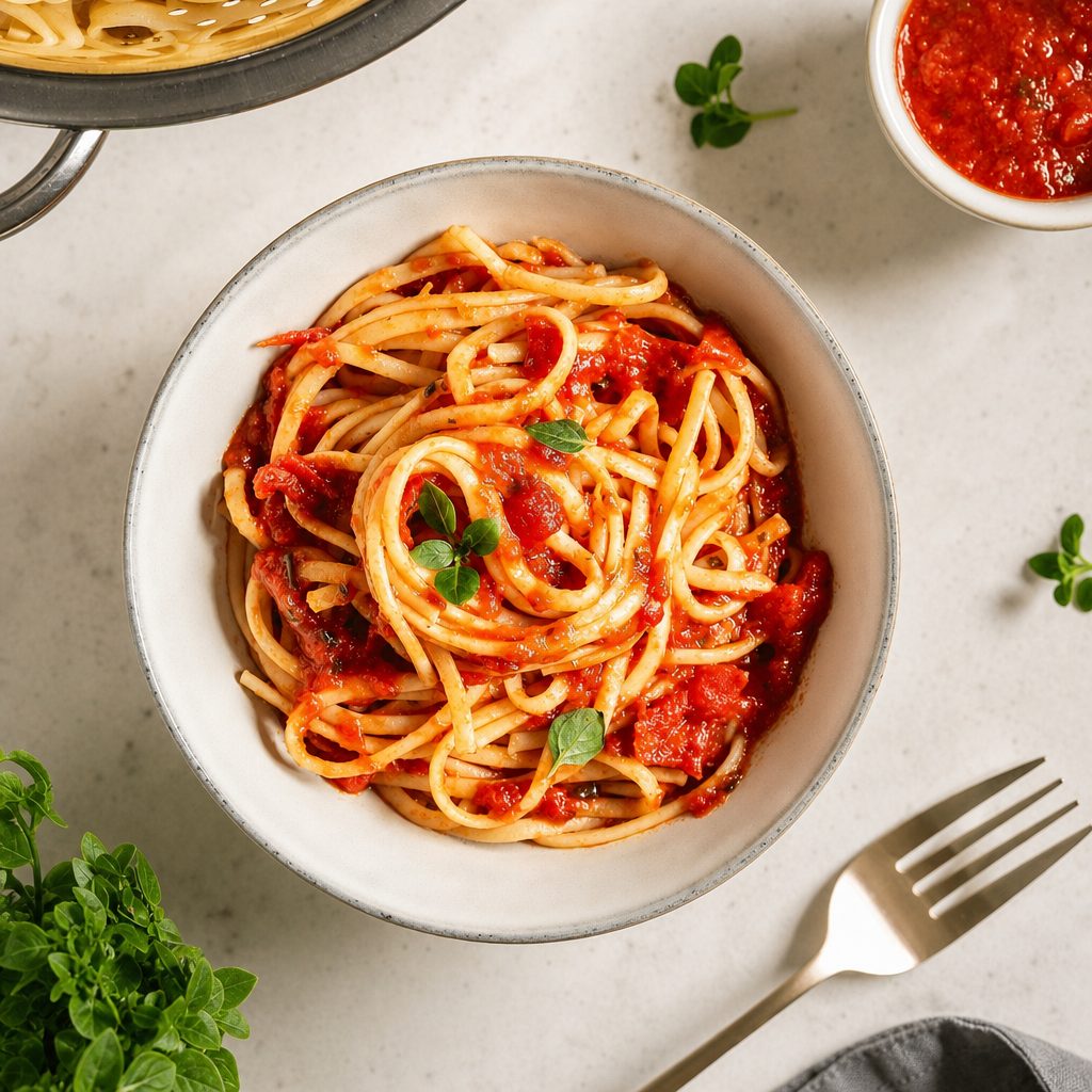 Spaghetti with Meat Sauce.