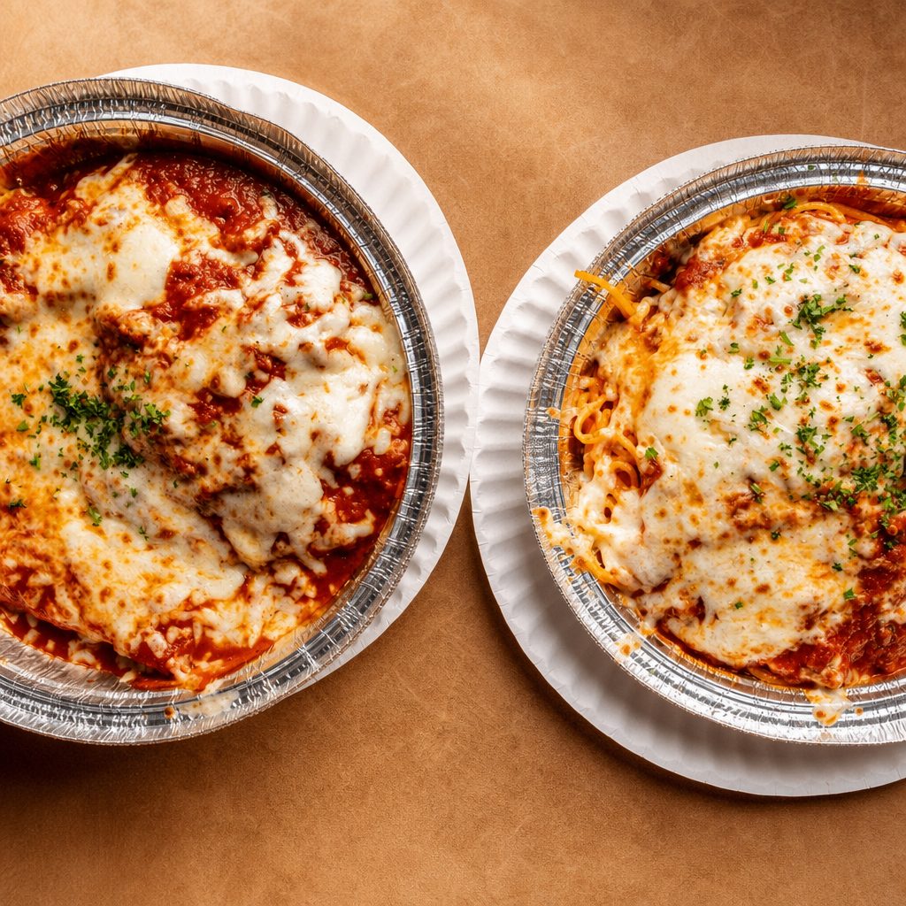 Baked Seafood Cannelloni.
