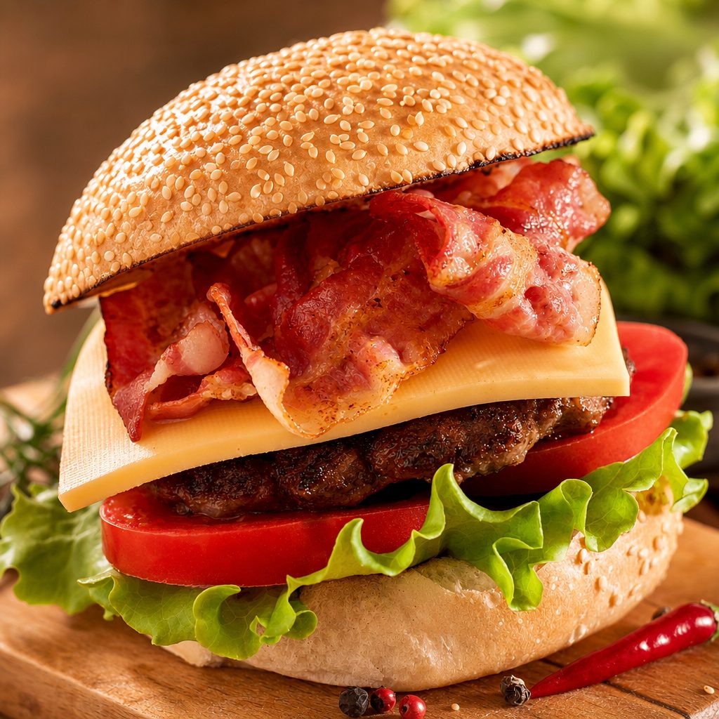 Bacon Cheeseburger.