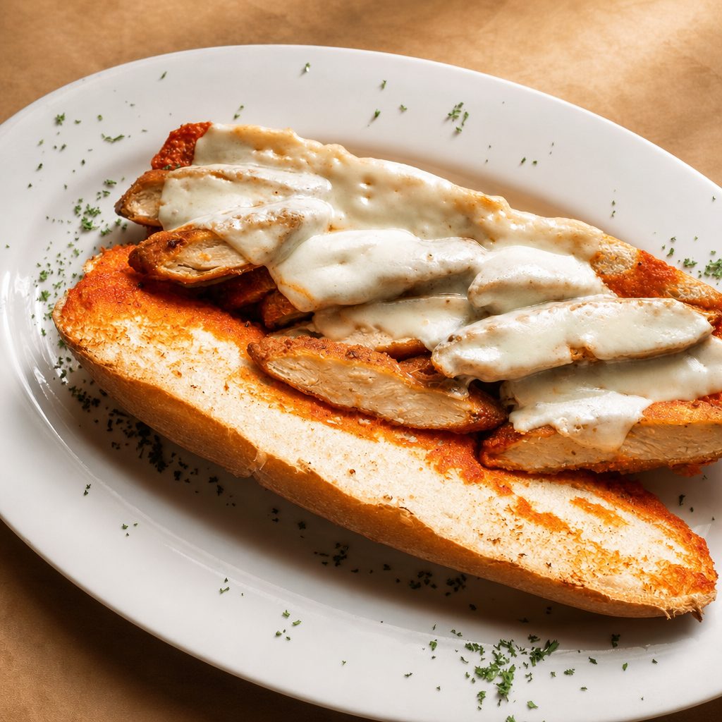 Chicken Parmigiana Sub.