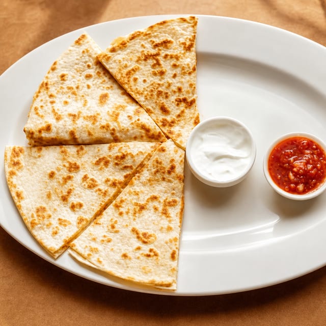 Cheese Quesadilla.