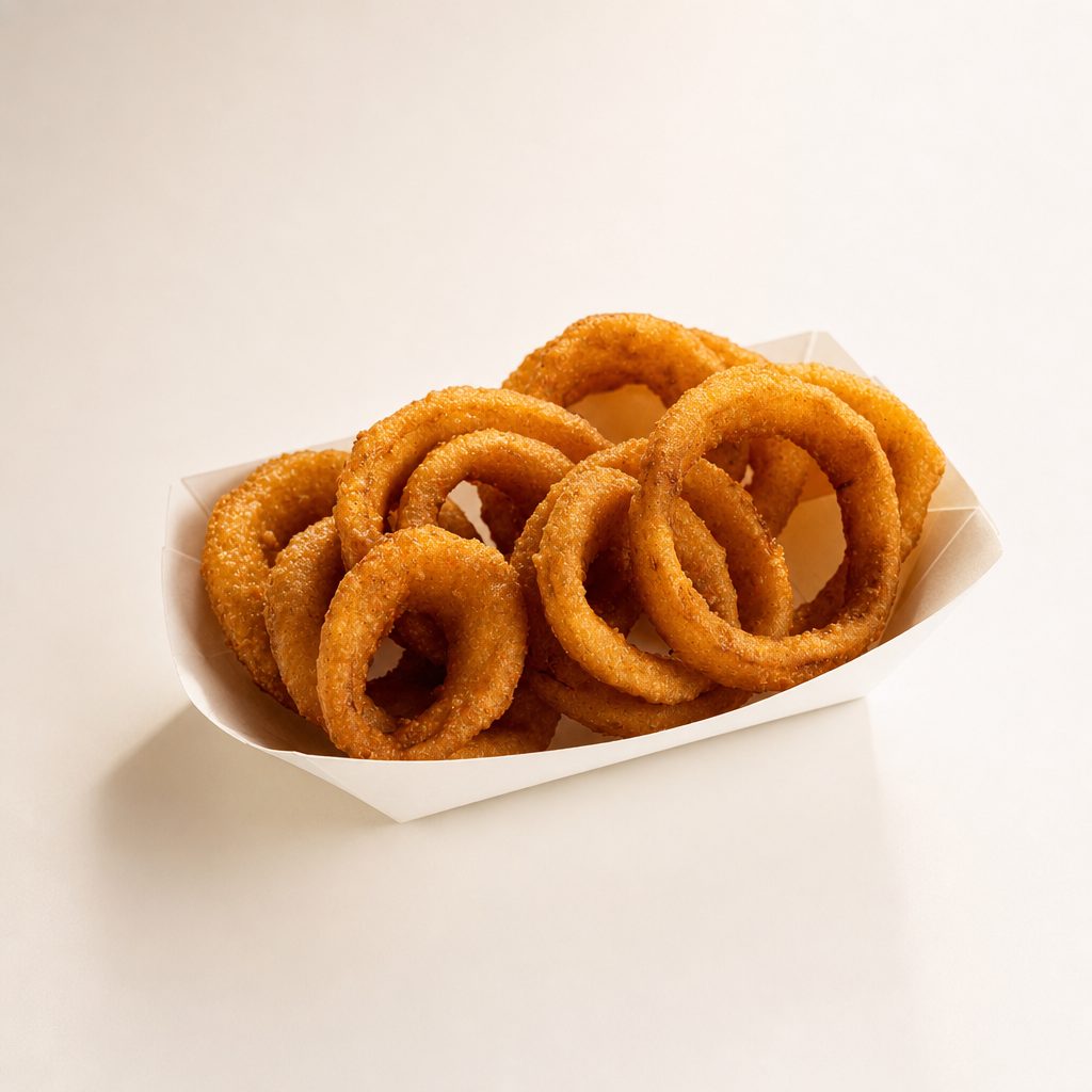 Basket of Onion Rings.