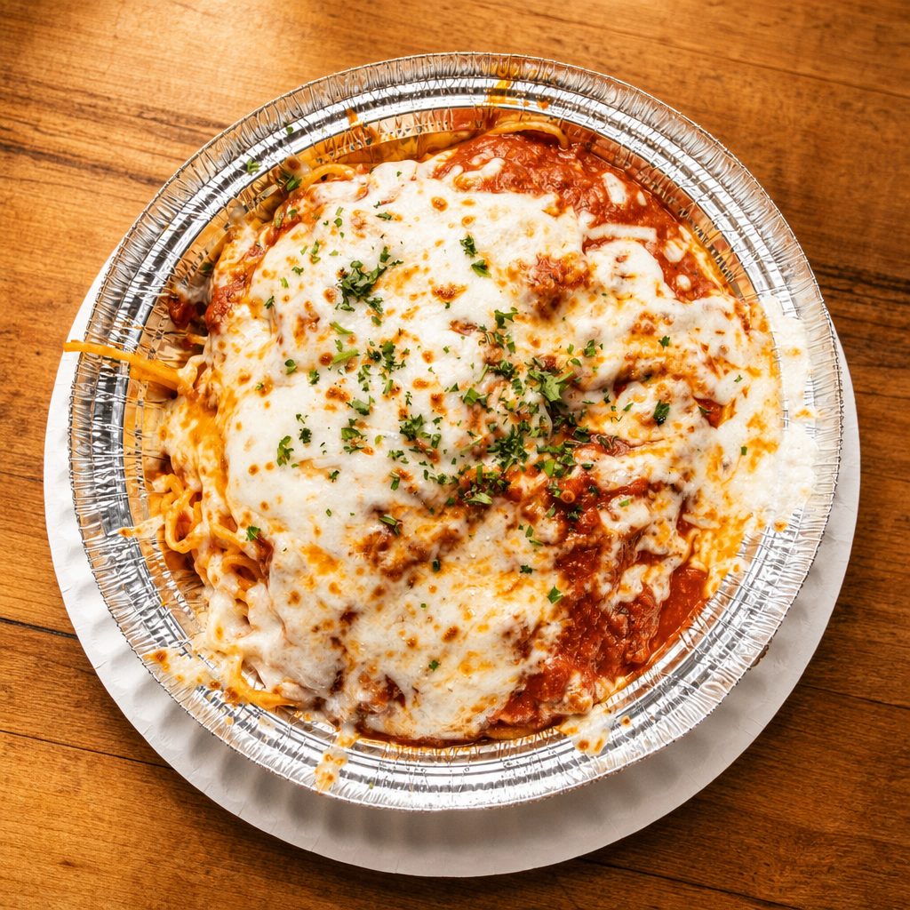 Chicken Parmigiana.
