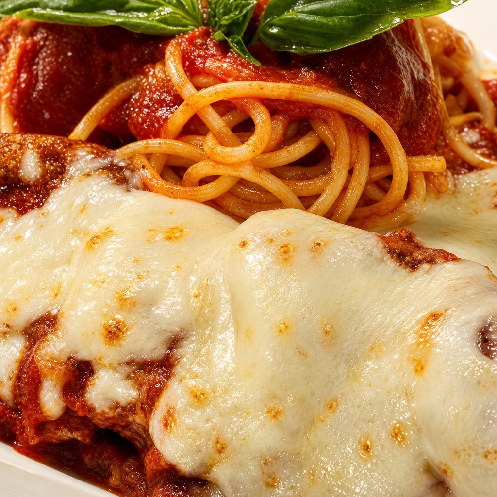 Veal Parmigiana.