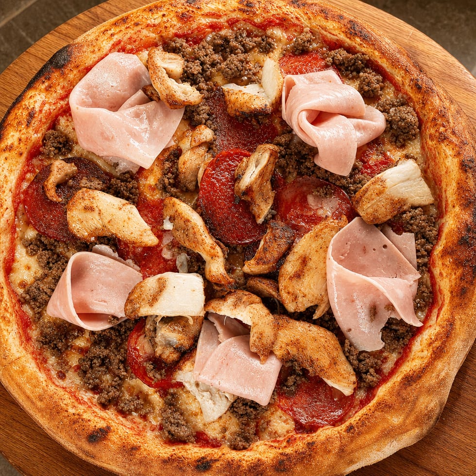 BBQ Steak Pizza.
