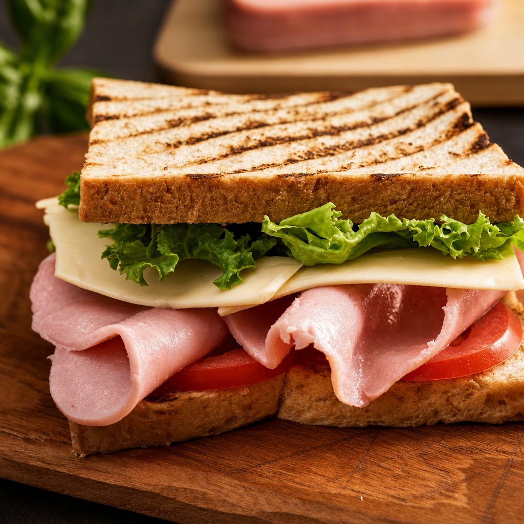 Ham & Cheese Sub.