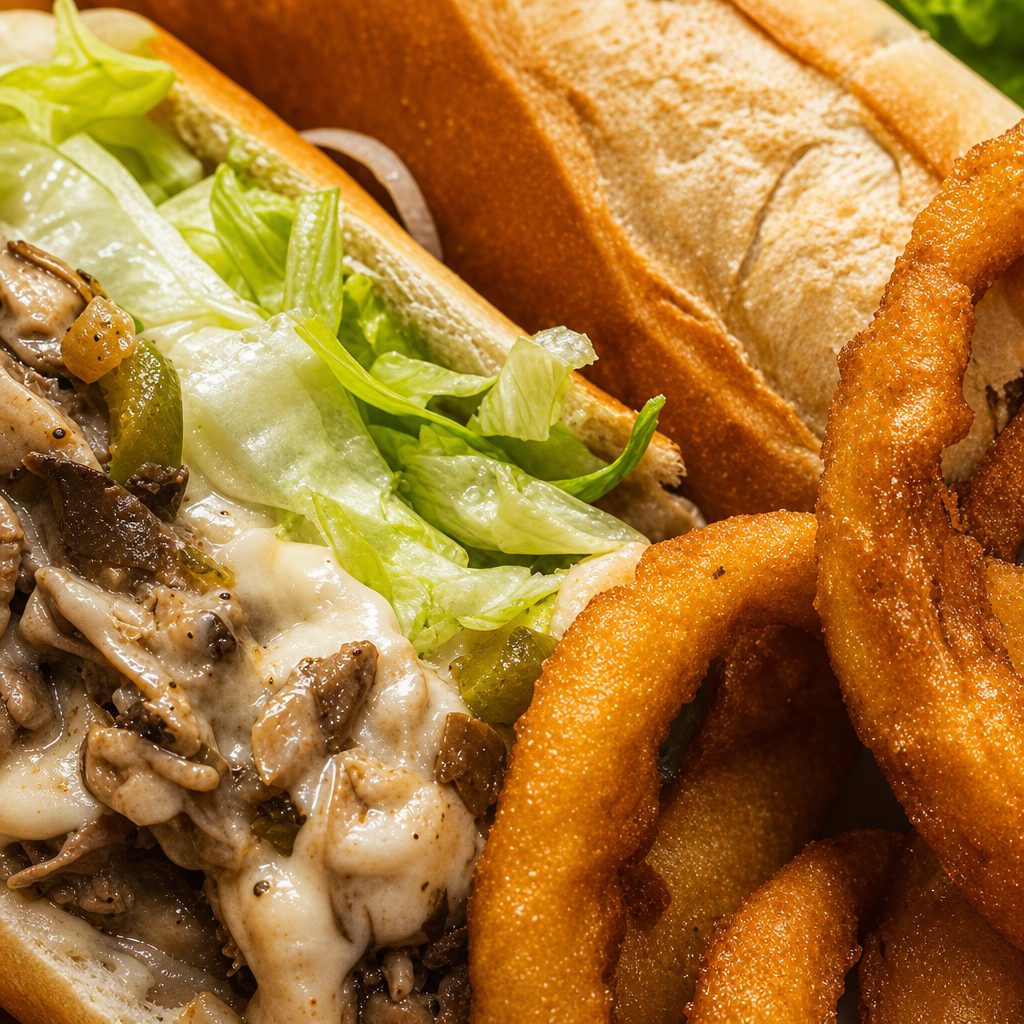 Philly Chicken & Cheese Sub.