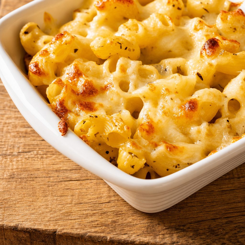 Mac & Cheese with Bacon.
