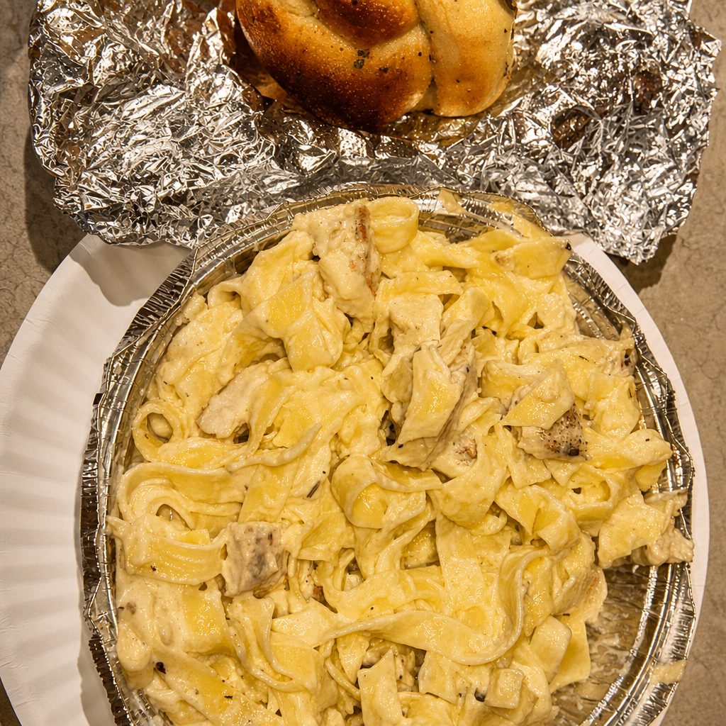 Fettuccine Alfredo.